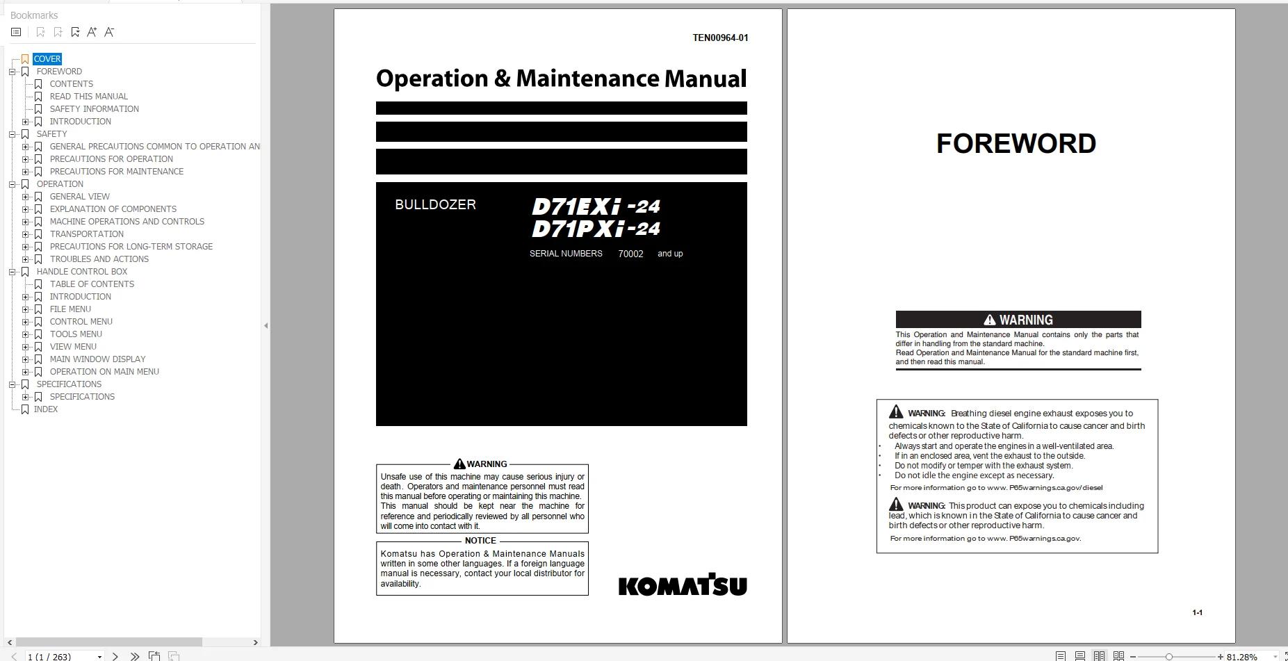 Komatsu Dozers 2022 3.07 GB PDF  ,   & ȸε